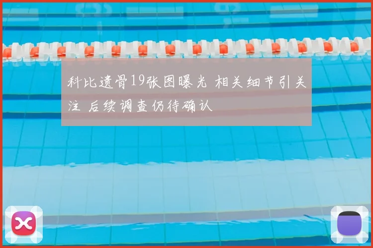 科比遗骨19张图曝光 相关细节引关注 后续调查仍待确认